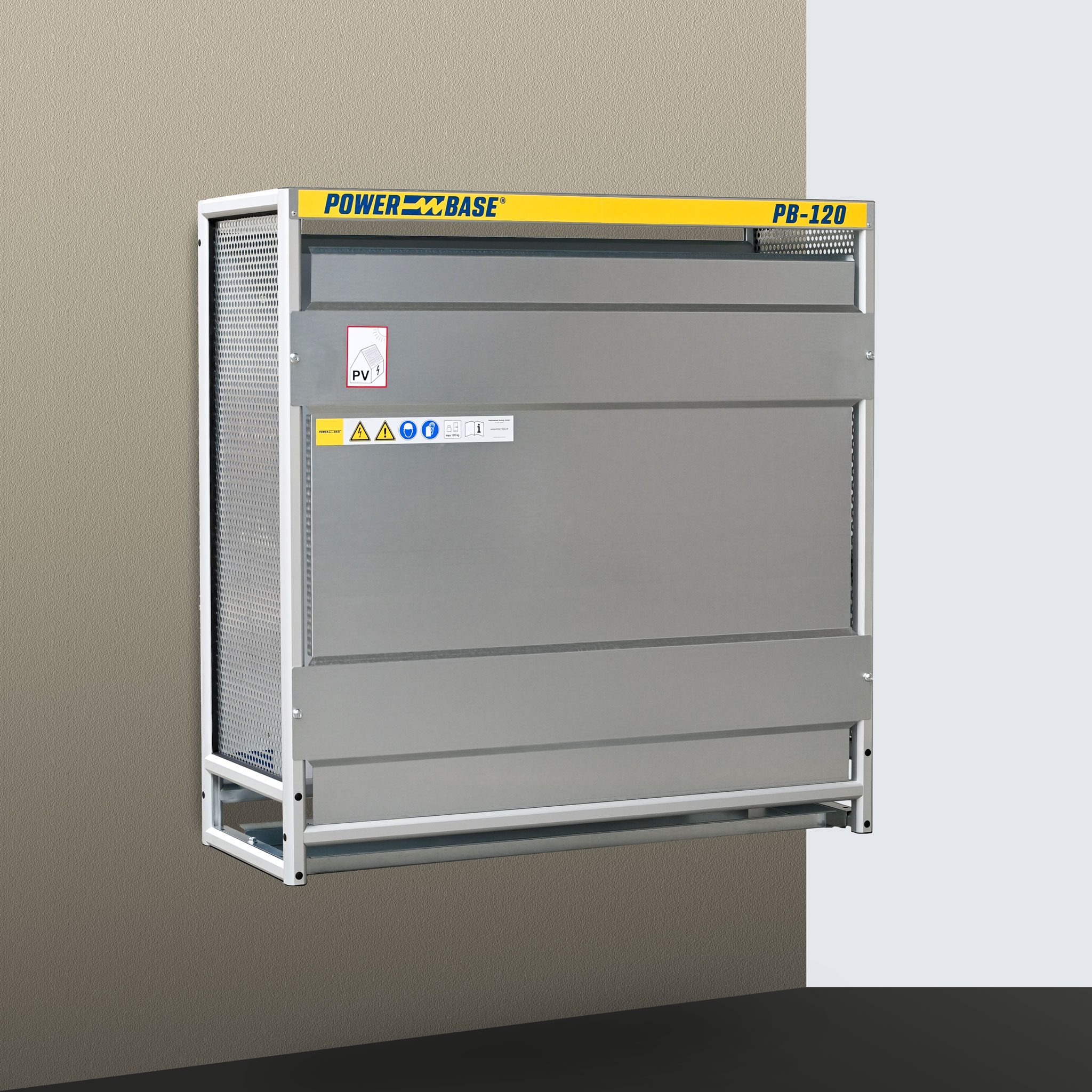 PowerBase PV-Shelter Wandmontage